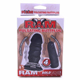Ram Pulsating Butt Plug in Black