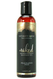 Naked Fragrance Free Massage Oil in 4oz-120ml