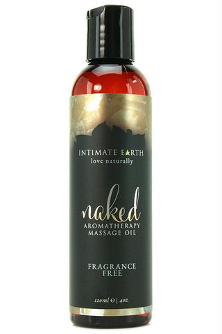 Naked Fragrance Free Massage Oil in 4oz-120ml