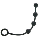 Excite Small Silicone Anal Beads in Black