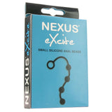 Excite Small Silicone Anal Beads in Black