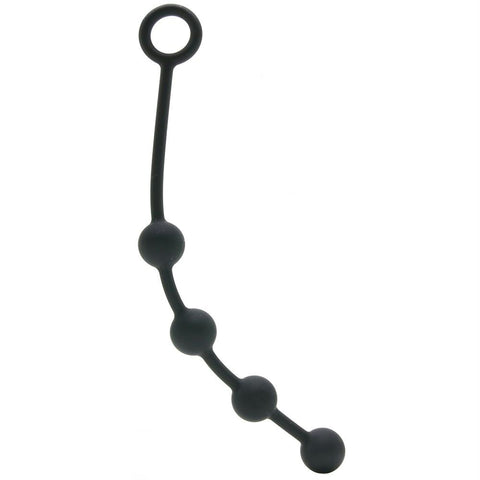 Excite Small Silicone Anal Beads in Black