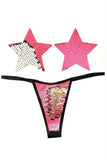 Bitchin' Barbie Black Light G-String & Pasties