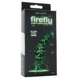 Firefly Angled Glass Plug in Glow in the Dark