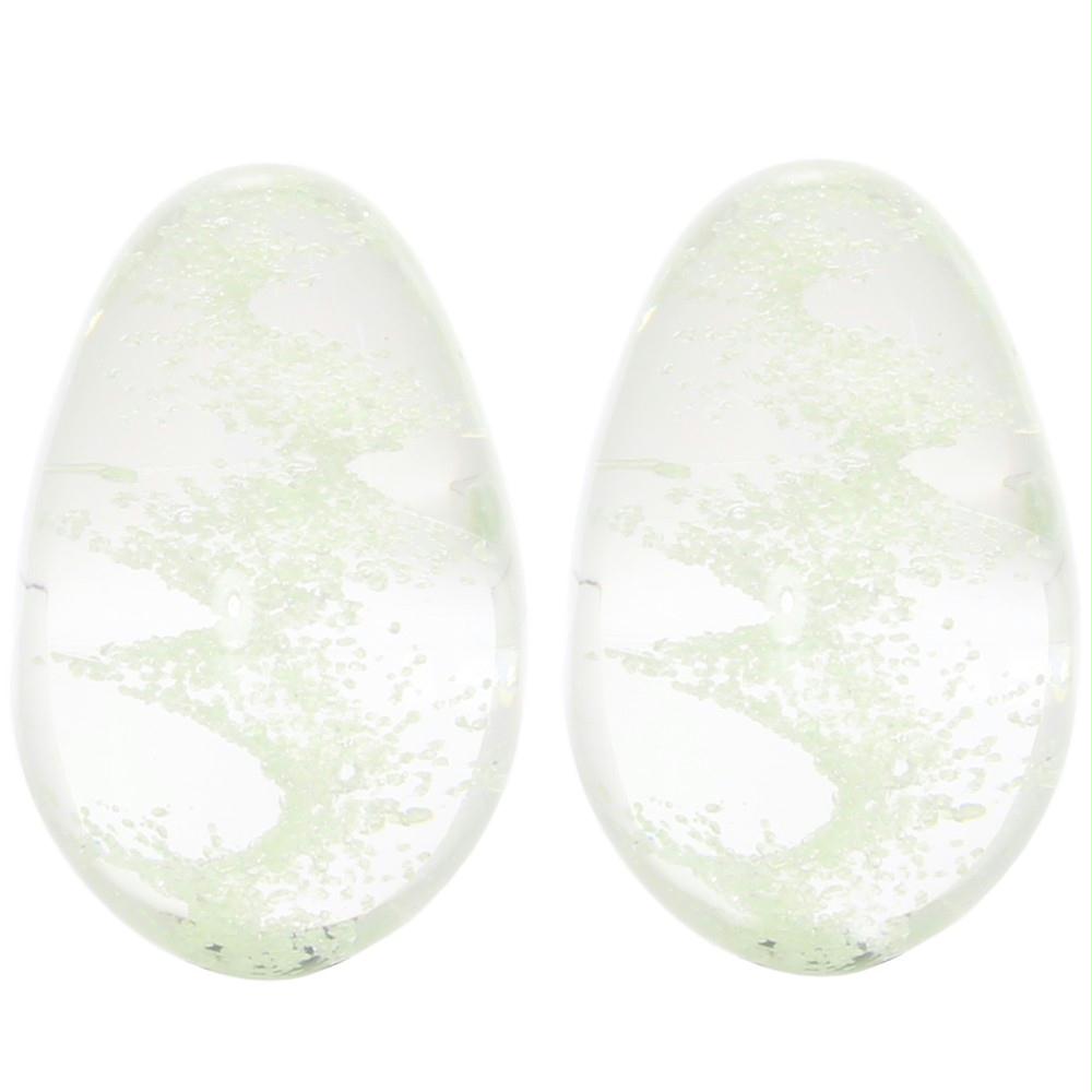 Firefly Glass Kegel Eggs in Glow in the Dark