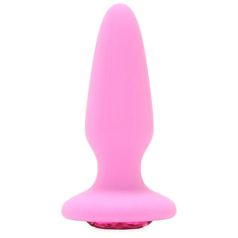 Glams Gem Silicone Plug in Pink