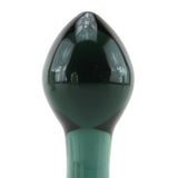 Crystal Premium Glass Large Butt Plug in Charcoal