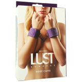 Lust Bondage Wrist Cuffs in Purple