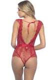 Charlette Cap Sleeve Teddy in XL