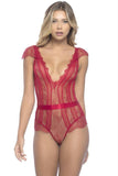 Charlette Cap Sleeve Teddy in XL