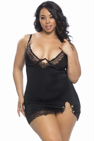 Clarisse Golden Chain Chemise in 4X