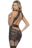 Jeanette Smokey Night Chemise in XL