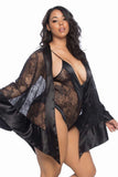 Coco All Over Lace Statement Robe in OSXL