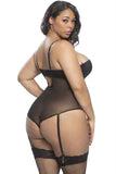 Tilda Chain Link Strappy Teddy in 4X