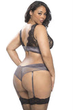 Arabella Smokey Bra & Panty in 2X