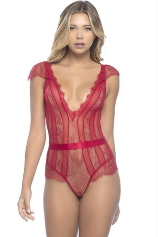 Charlette Cap Sleeve Teddy in M