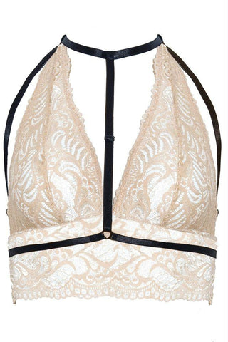 Odette Soft Nude Lace Bralette in 4X