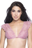 Suzette Mesa Rose Lace Bralette in XL