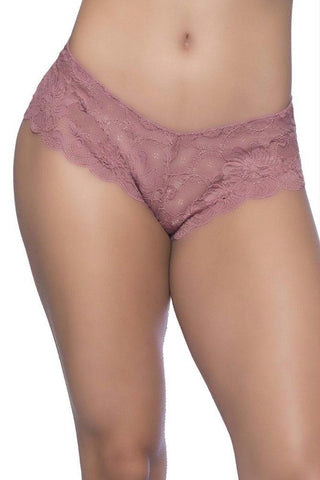 Suzette Mesa Rose Lace Tanga Panty in 4X