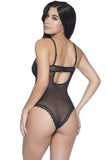 Yvette Satin & Lace Teddy in L