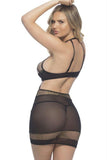 Vera Golden Lace Babydoll & G-String in L-XL
