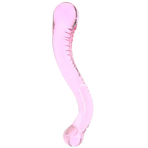 Icicles No. 69 Glass Dildo in Pink