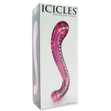 Icicles No. 69 Glass Dildo in Pink