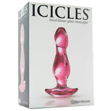 Icicles No. 73 Petite Glass Massager in Pink