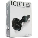 Icicles No. 77 Glass Plug in Black