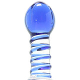 Icicles No. 81 Glass Plug in Blue