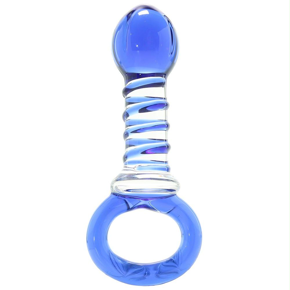 Icicles No. 81 Glass Plug in Blue