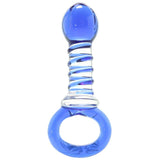 Icicles No. 81 Glass Plug in Blue