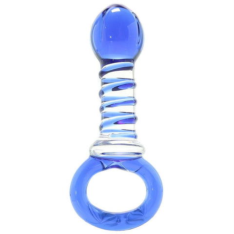 Icicles No. 81 Glass Plug in Blue