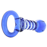 Icicles No. 81 Glass Plug in Blue