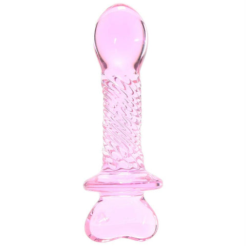 Icicles No. 82 Glass Dildo in Pink