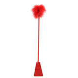 Fetish Fantasy Feather Crop in Red