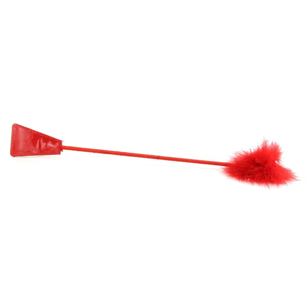 Fetish Fantasy Feather Crop in Red