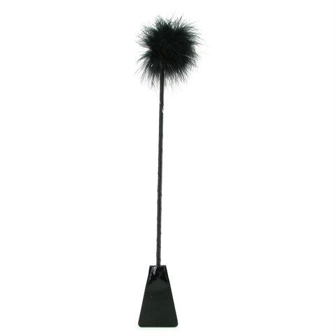 Fetish Fantasy Feather Crop in Black