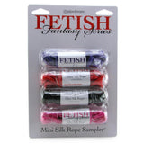 Fetish Fantasy Mini Silk Rope Sampler 4 Pack