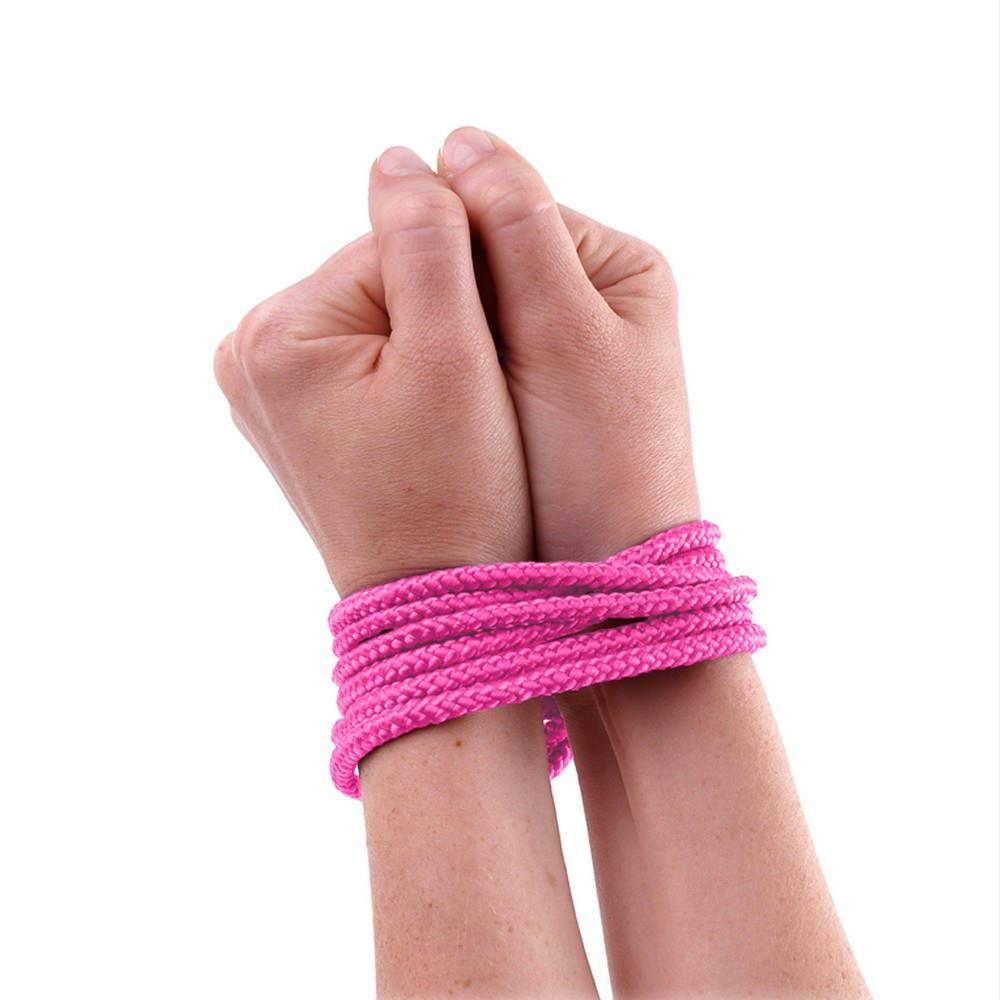 Fetish Fantasy Mini Silk Rope in Pink