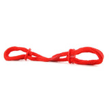 Fetish Fantasy Silk Rope Love Cuffs in Red