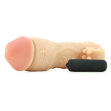 Vibrating Real Feel Fanta Flesh 2 Inch Extension in White