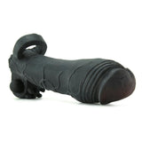 Vibrating Real Feel Fanta Flesh 2 Inch Extension in Black