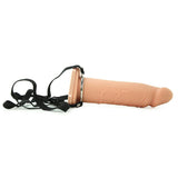 8 Inch Silicone Hollow Extension in Flesh