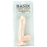 Basix 7.5 Inch Suction Base Dildo in Flesh