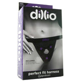 Dillio Perfect Fit Harness in Black-Purple