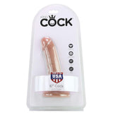 King Cock 6" Dildo in Tan