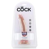 King Cock 7" Dildo in Tan