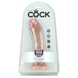 King Cock 8" Dildo in Flesh