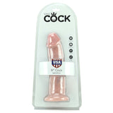 King Cock 9" Dildo in Flesh